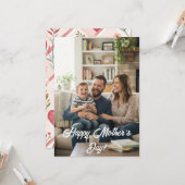 おしゃれな現代風の母の日カード カード (正面/裏面インサイチュ)