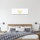 おしゃれな現代風カスタマイズ可能 白 検証済み ブランド キャンバスプリント (インサイチュ (寝室))