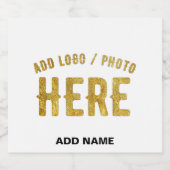 おしゃれな現代風カスタマイズ可能 白 検証済み ブランド リキュールボトルラベル (シングルラベル)