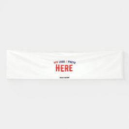 おしゃれな現代風カスタマイズ可能 白 検証済み ブランド 横断幕