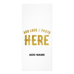 おしゃれな現代風 カスタマイズ可能 白 検証済み ブランド ラックカード