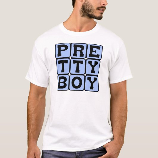 おしゃれな男の子、おしゃれな若者 Tシャツ (正面)