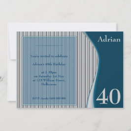 おしゃれな男性の招待状 招待状