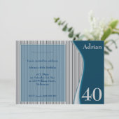 おしゃれな男性の招待状 招待状 (スタンド正面)