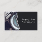 おしゃれな白黒写真名刺 名刺 (正面)