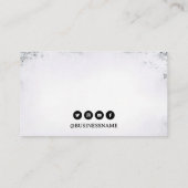 おしゃれな白黒剣入れ屋 名刺 (裏面)