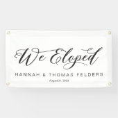 おしゃれな私たちが行方不明のカーバナー 横断幕 (横)