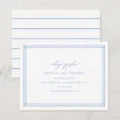 おしゃれな窓 ウェディング 延期 日程変更 知らせる 案内状 (正面/裏面)