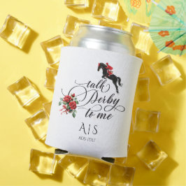 おしゃれな競馬パーティー 馬術 デザイン 缶クーラー