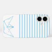 おしゃれな紙の帆掛け舟 Case-Mate iPhoneケース (裏面 (横))