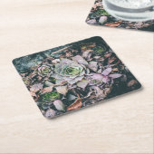 おしゃれな紙コースター スクエアペーパーコースター (アングル)