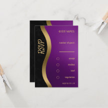 おしゃれな紫と金