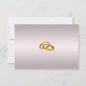 おしゃれな紫の花のテーブル名札 招待状 (裏面)