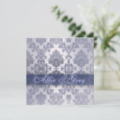 おしゃれな結婚前パーティー テンプレート（カップル向け） 招待状 (スタンド正面)