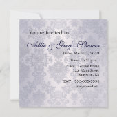 おしゃれな結婚前パーティー テンプレート（カップル向け） 招待状 (裏面)