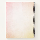 おしゃれな結婚式のゲストブック　トンボの求愛ラブハート ノートブック (裏面)