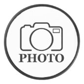 おしゃれな結婚式のデザインにあなただけの写真を アイスホッケーパック (正面)
