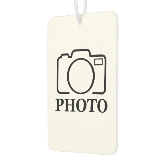 おしゃれな結婚式のデザインにあなただけの写真を カーエアーフレッシュナー (左)