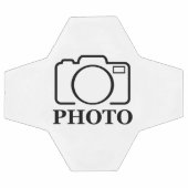 おしゃれな結婚式のデザインにあなただけの写真を サッカーボール (フラット)