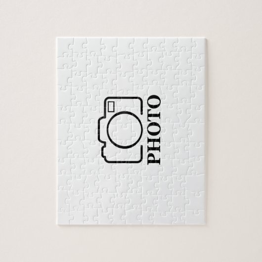 おしゃれな結婚式のデザインにあなただけの写真を ジグソーパズル (縦)