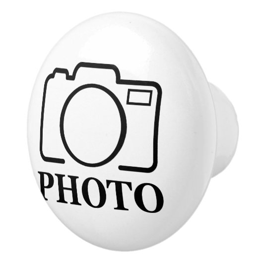 おしゃれな結婚式のデザインにあなただけの写真を セラミックノブ (右)