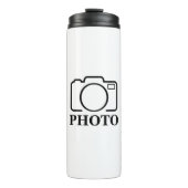 おしゃれな結婚式のデザインにあなただけの写真を タンブラー (正面)