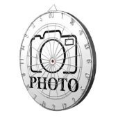 おしゃれな結婚式のデザインにあなただけの写真を ダーツボード (正面右)