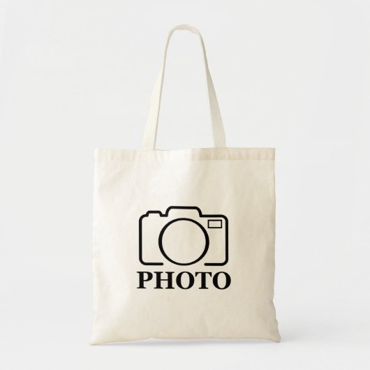 おしゃれな結婚式のデザインにあなただけの写真を トートバッグ (正面)