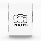 おしゃれな結婚式のデザインにあなただけの写真を フォトブロック (正面)