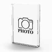 おしゃれな結婚式のデザインにあなただけの写真を フォトブロック (右)