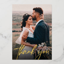 おしゃれな結婚式の写真、ありがとうの台本　モダン