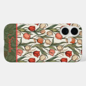 おしゃれな結婚式の引き出物 チューリップ フローラル カスタム Case-Mate iPhoneケース (裏面 (横))