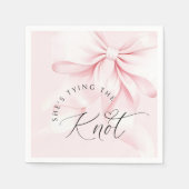 おしゃれな結婚式の招待状 スタンダードカクテルナプキン (正面)