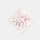 おしゃれな結婚式の招待状 スタンダードカクテルナプキン (角)