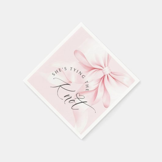 おしゃれな結婚式前パーティーの招待状 スタンダードカクテルナプキン (角)