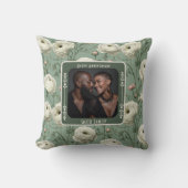 おしゃれな結婚記念日のスロー枕 クッション (正面)