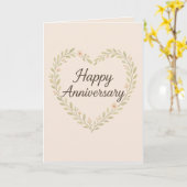 おしゃれな結婚記念日カード カード (黄色い花)