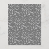 おしゃれな結婚25周年招待状 (裏面)