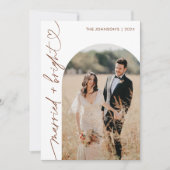 おしゃれな結婚＆クリスマスカード, ボヘミアカード 招待状 (正面)