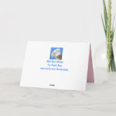 おしゃれな羊の母の日 カード (裏面)