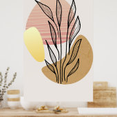 おしゃれな背景デザイン ポスター (キッチン)