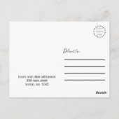 おしゃれな脚結婚本の写感謝してい真はがき ポストカード (裏面)