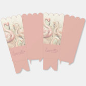 おしゃれな花嫁のシャワー ポップコーン ギフト ボックス (見開き)