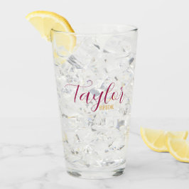 おしゃれな花嫁の名前 タンブラーグラス