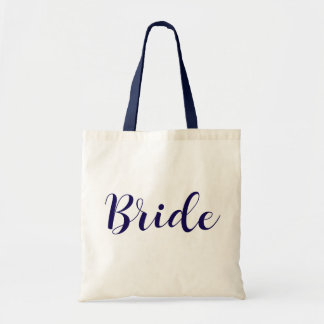 おしゃれな花嫁トートバッグ 筆記体スクリプト – 結婚式 トートバッグ