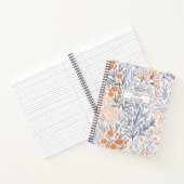 おしゃれな花柄のビジネスノート カラフルでかわいい ノートブック (内部)