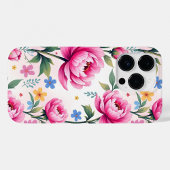 おしゃれな花柄デザイン iPhoneケース