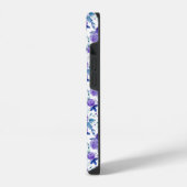 おしゃれな花柄デザイン  iPhoneケース (左側面)