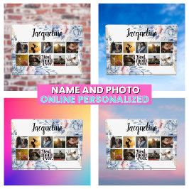 おしゃれな花柄 ベストマムエバー フォトコラージュ フォトブロック