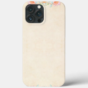 おしゃれな花柄 iPhone 13 PRO MAXケース